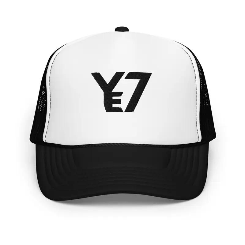 YE7 Trucker Hat Cloth. Line 2