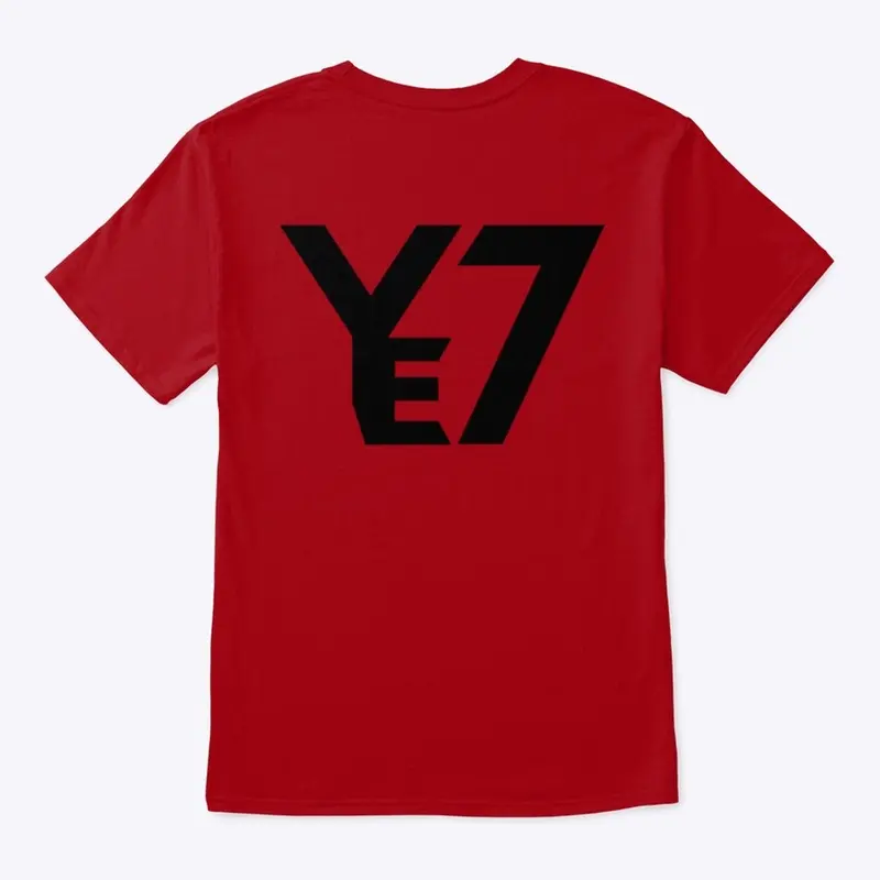 YE7 Classic T-Shirt Black Logo